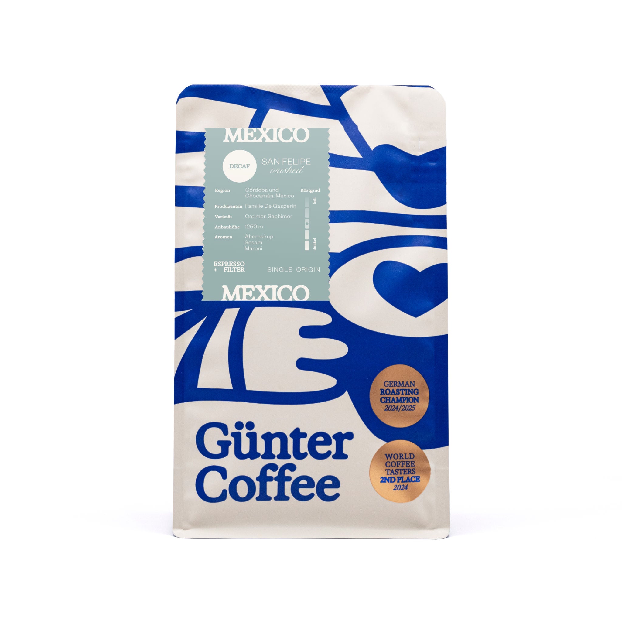 DECAF Mexico Decaffeinated Espresso & Filter Coffee by…