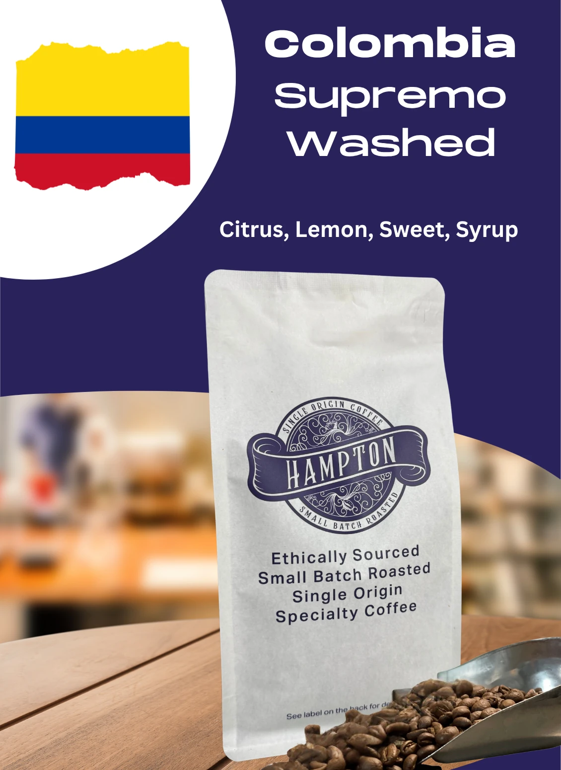 Colombia Supremo Washed by Hampton Roast Coffee