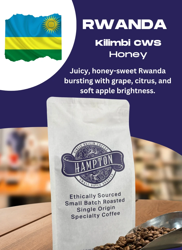 Rwanda Kilimbi CWS Honey by Hampton Roast Coffee
