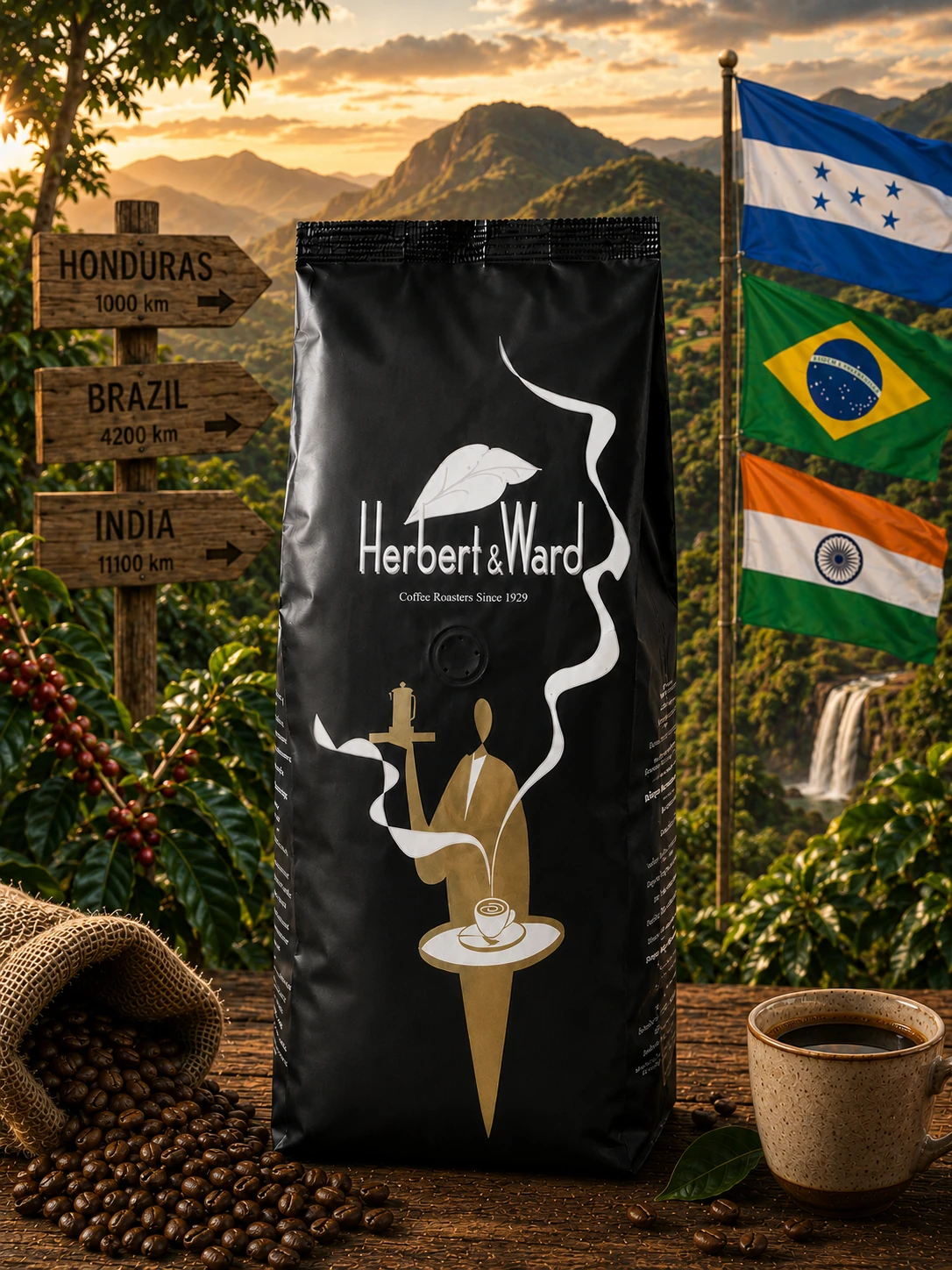 Espresso Bar Dark Coffee — Brazil by Herbert and Ward