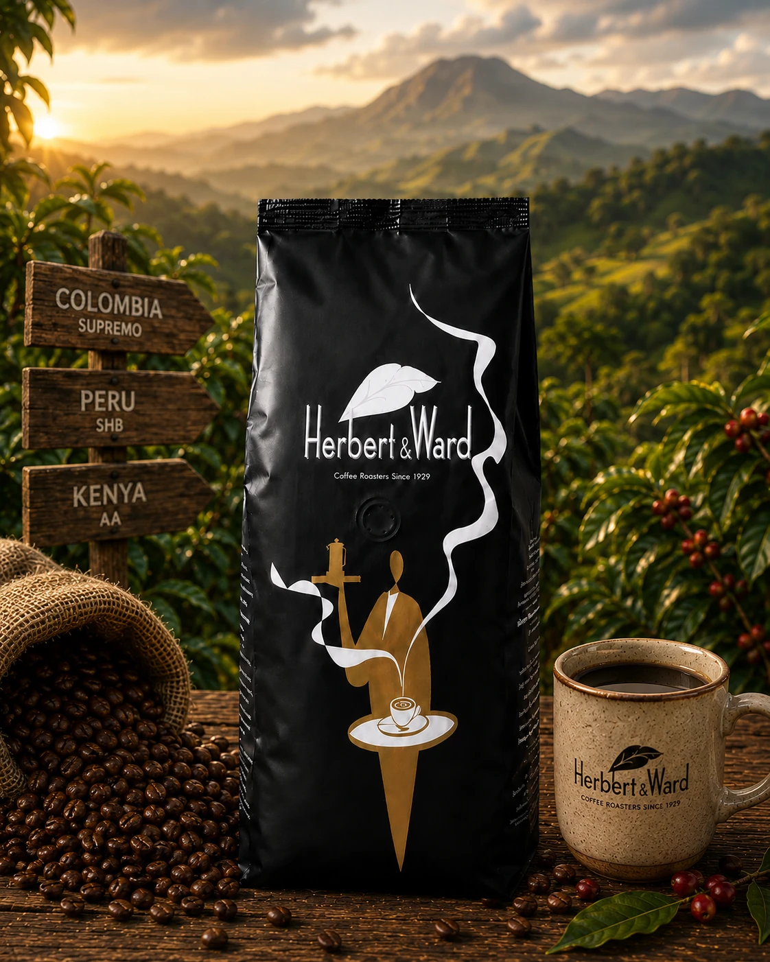 Jemala Dark Original Blend Coffee by Herbert and Ward