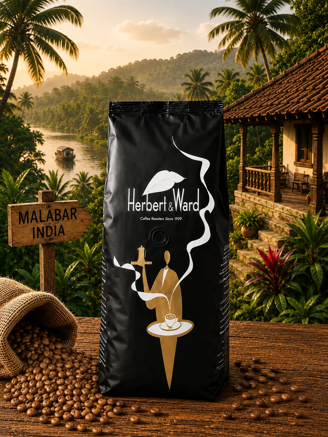 Malabar Blend Coffee by Herbert and Ward