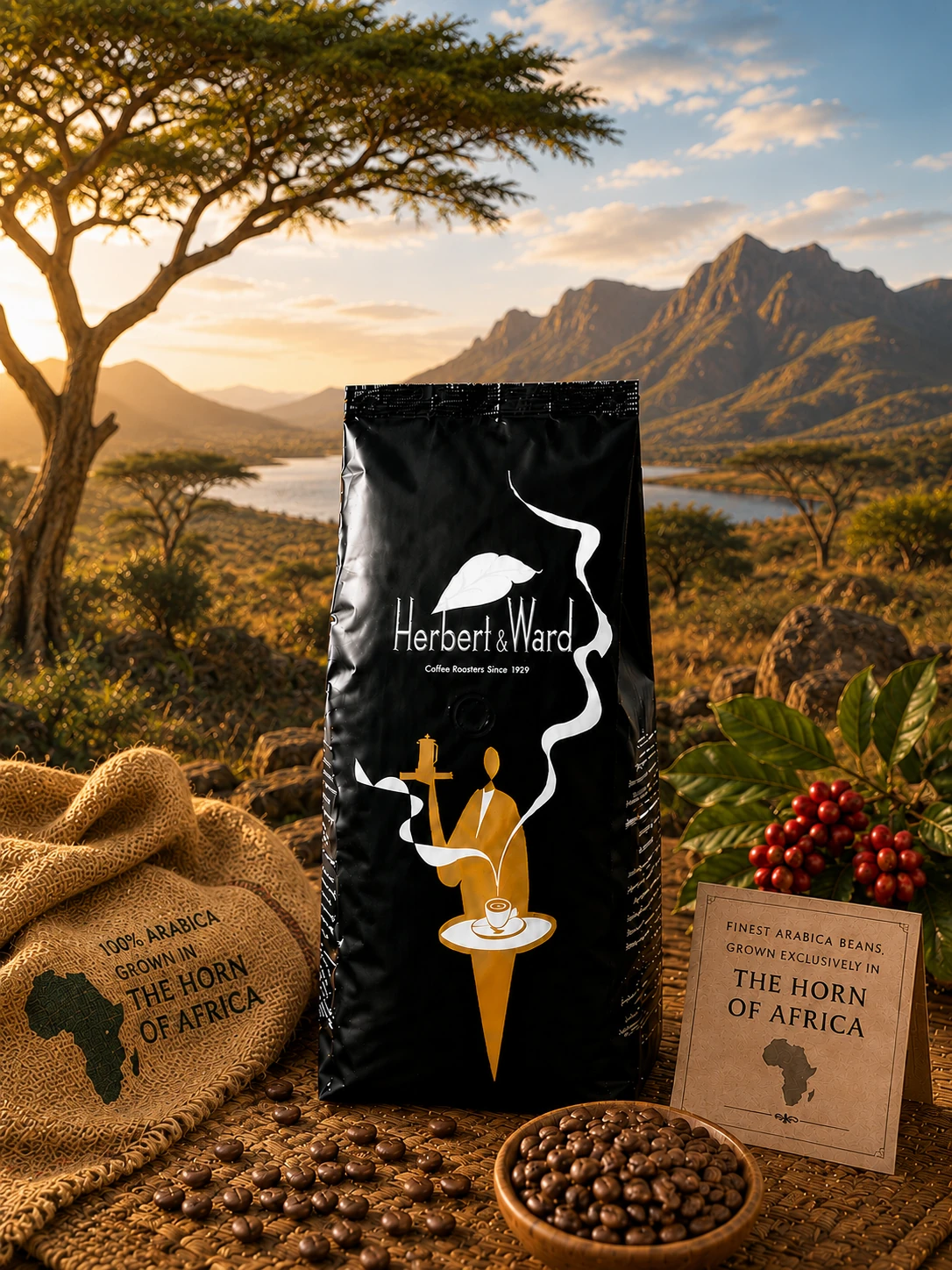 Premium Bar Cafe Arabica coffee by Herbert and Ward