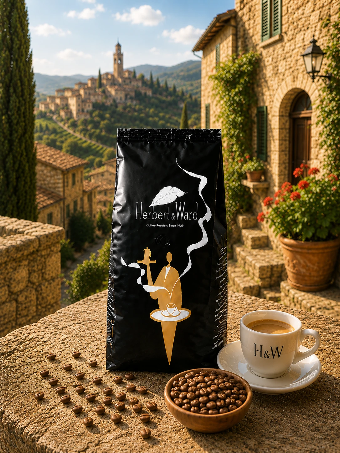Roma Italia Coffee by Herbert and Ward