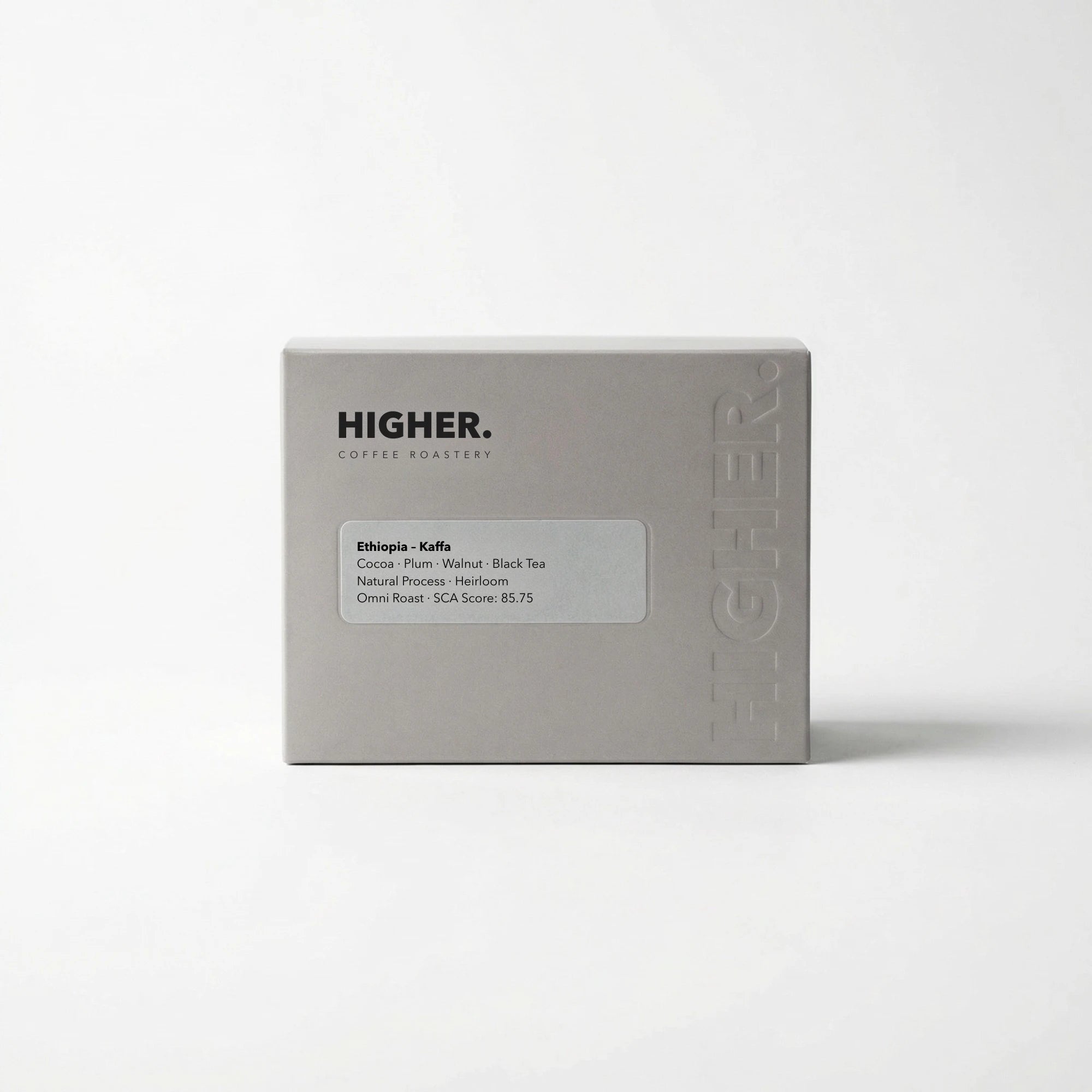 Ethiopia Kaffa - fruity, nutty, omni-roast by HIGHER…