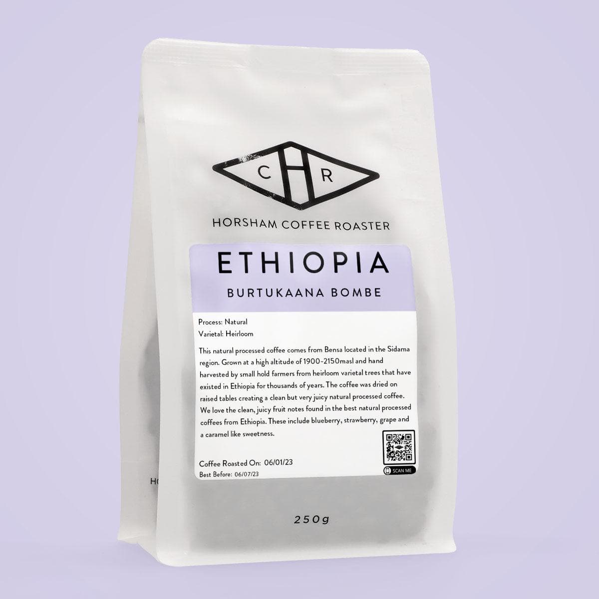 Ethiopia - Burtukaana Bombe Natural Lot 1 by Horsham…