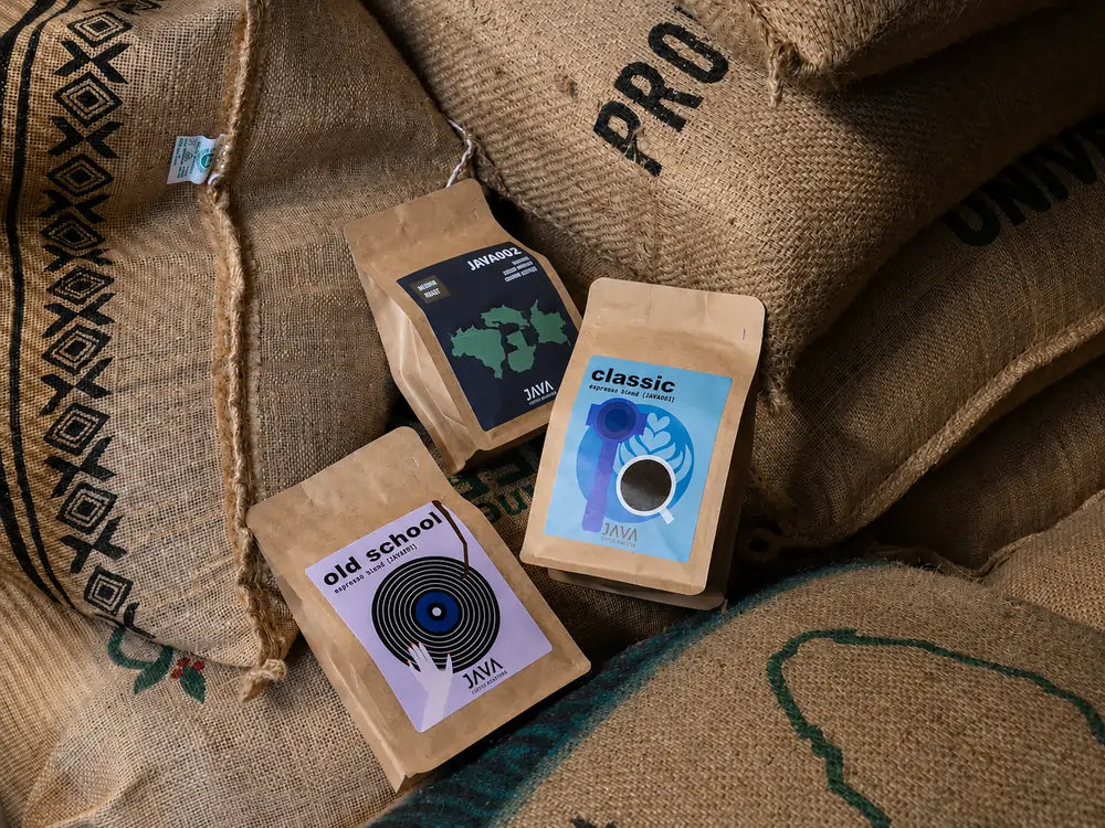 Zestaw kawowy JAVA Blend Bestsellers [Espresso] 3x250g