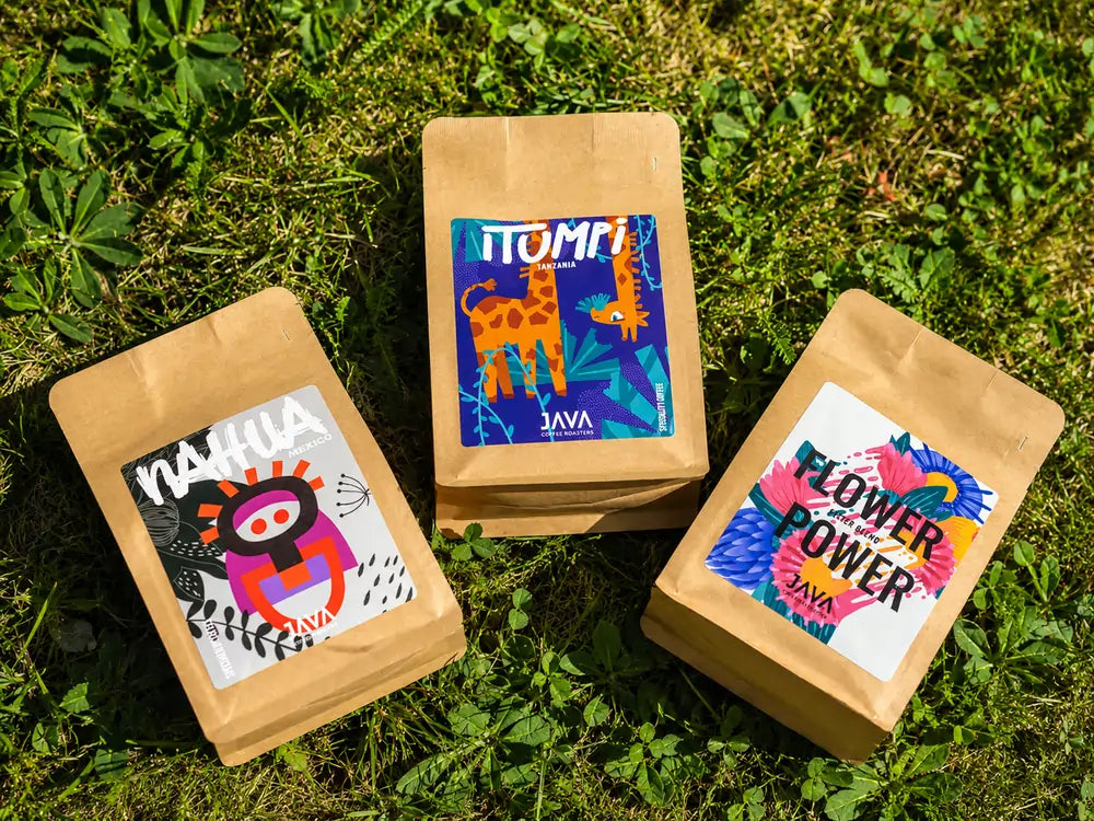 Zestaw kaw ziarnistych JAVA Klasyki – przelew 3 × 250 g