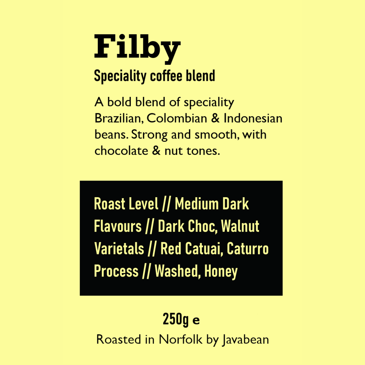 Filby Espresso Blend by Javabean