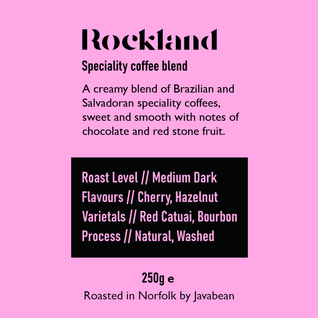 Rockland Espresso Blend by Javabean