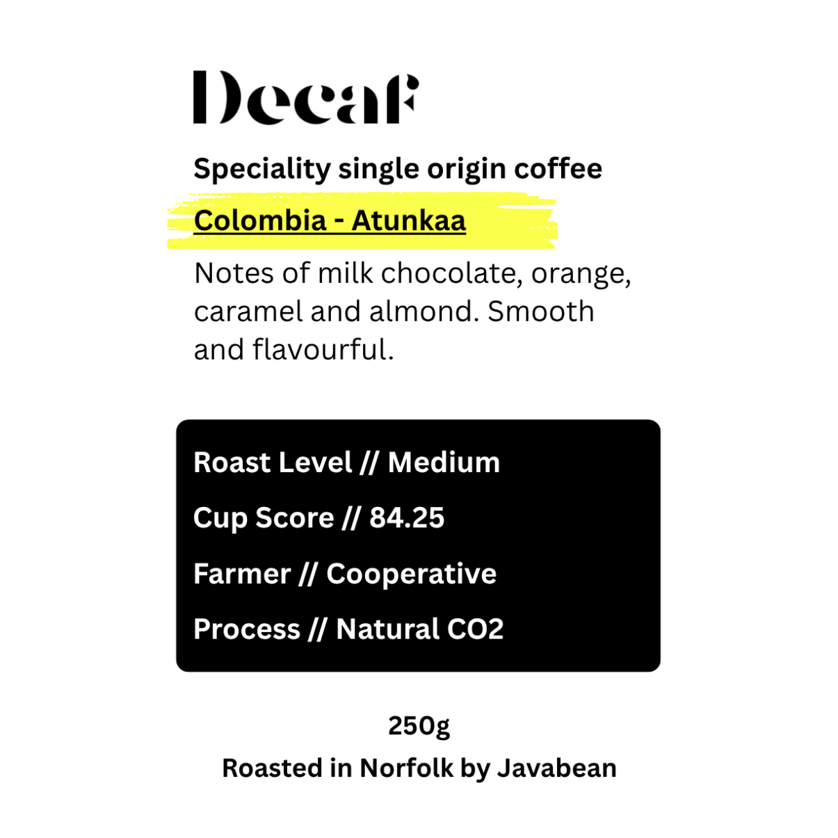 Dulce Suenos – Nicaragua Decaf by Javabean