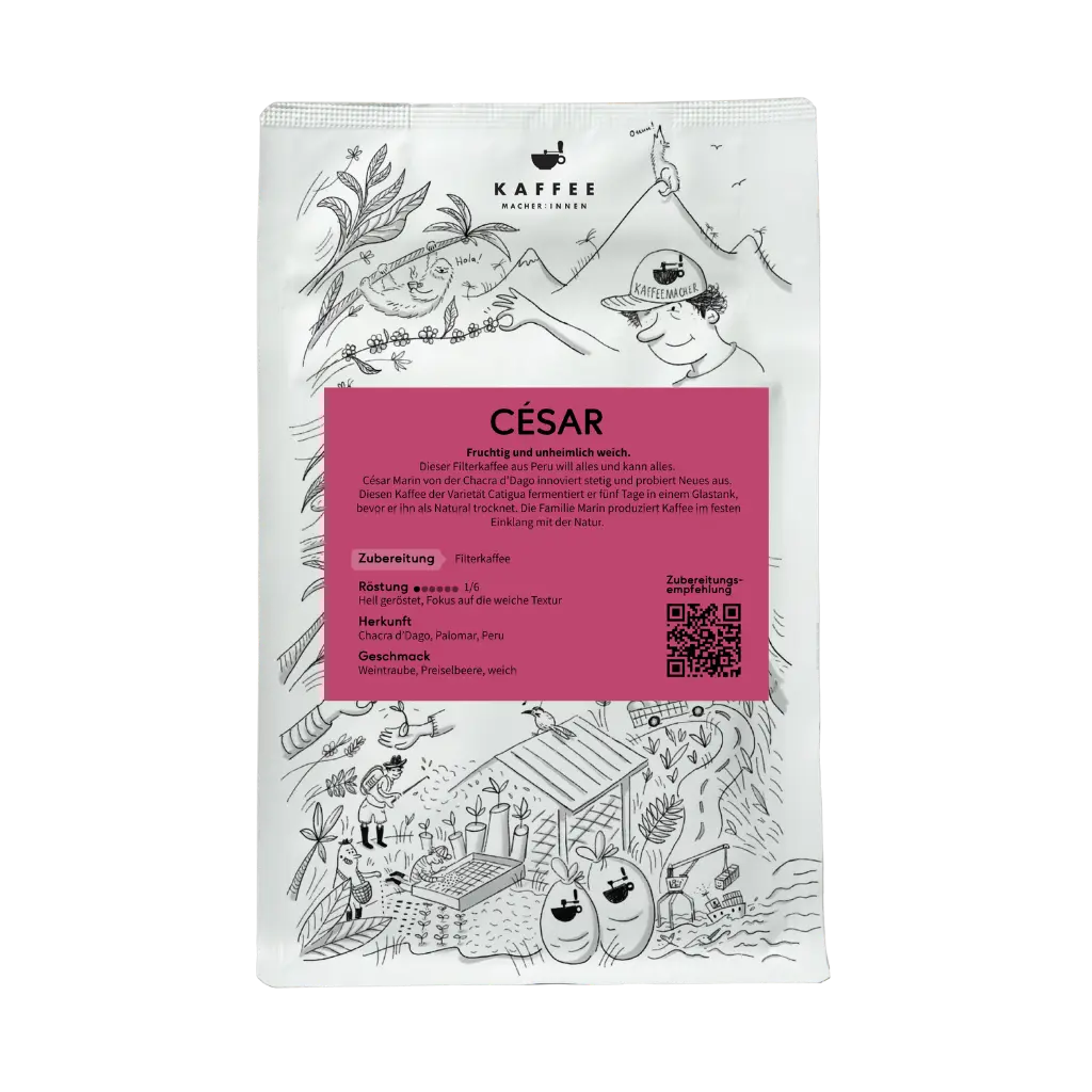 César - Filter Coffee from Peru by Kaffeemacher