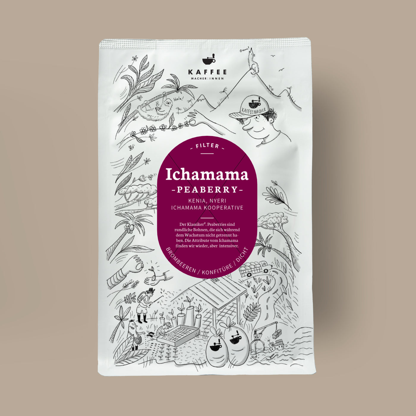 Ichamama Peaberry, Filter from Kenya