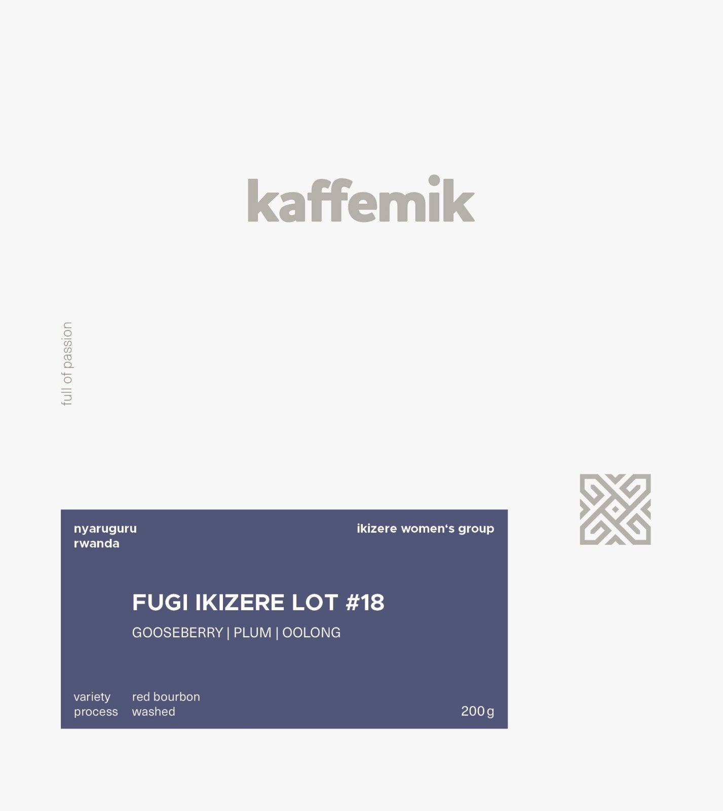 FUGI IKIZERE LOT #18 | Rwanda | Washed by kaffemik…