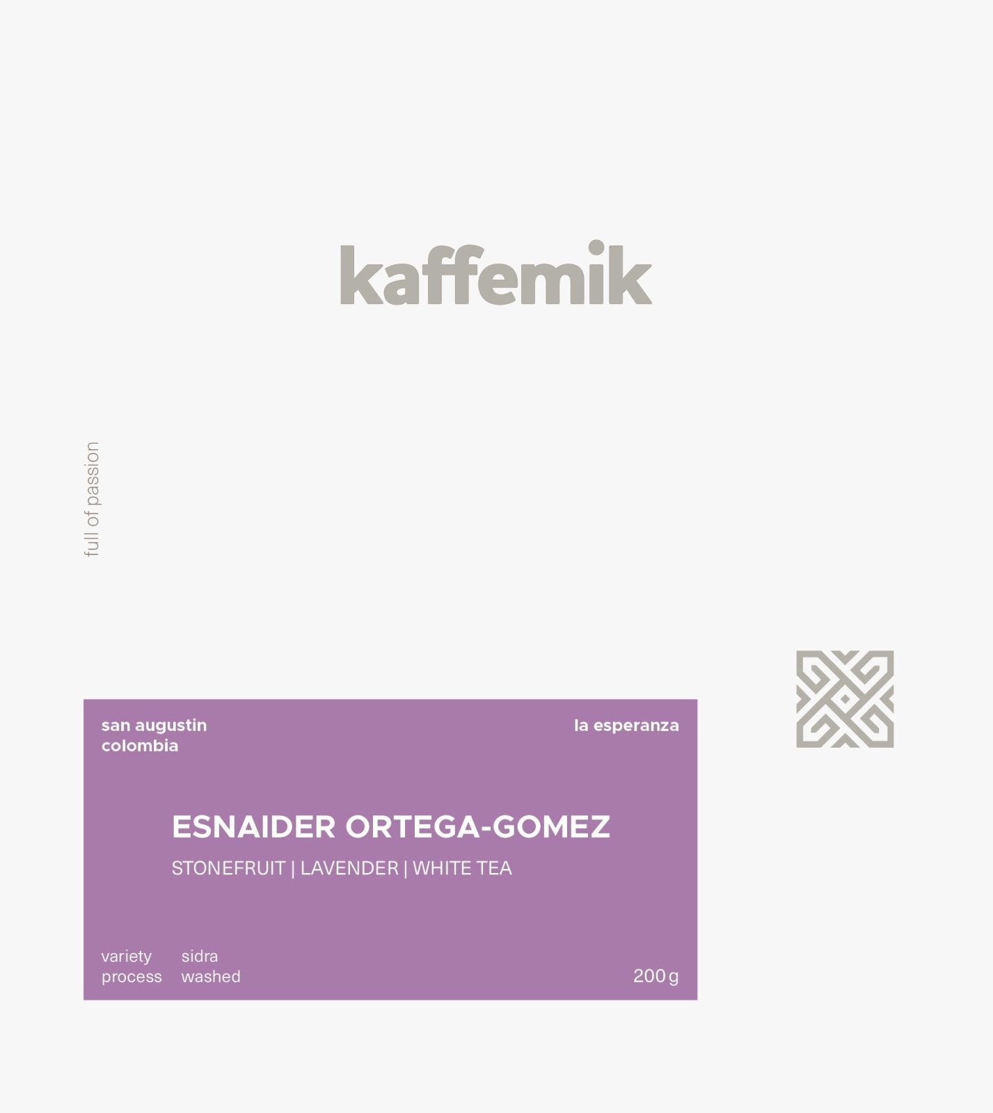 ORTEGA-GOMEZ | Kolumbien | Washed by kaffemik coffee…