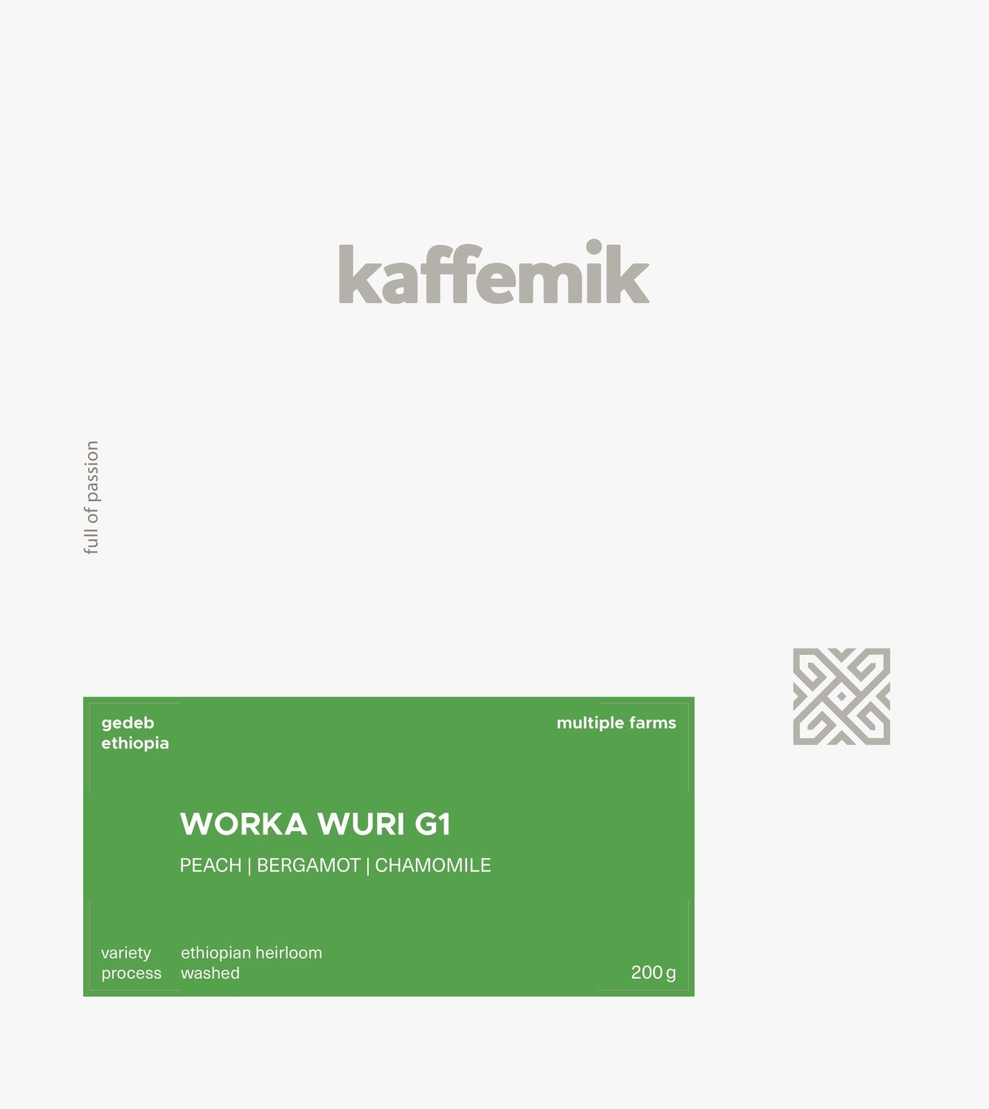 WORKA WURI G1 | Ethiopia | Washed by kaffemik coffee…