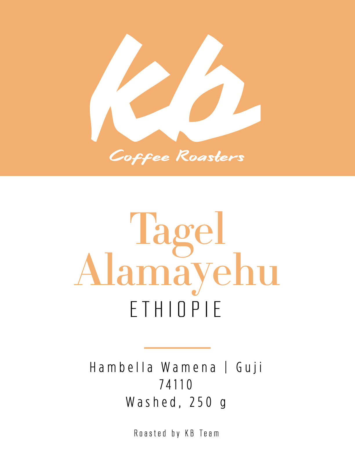 Ethiopia - Tagel Alamayehu by KB Coffee Roasters