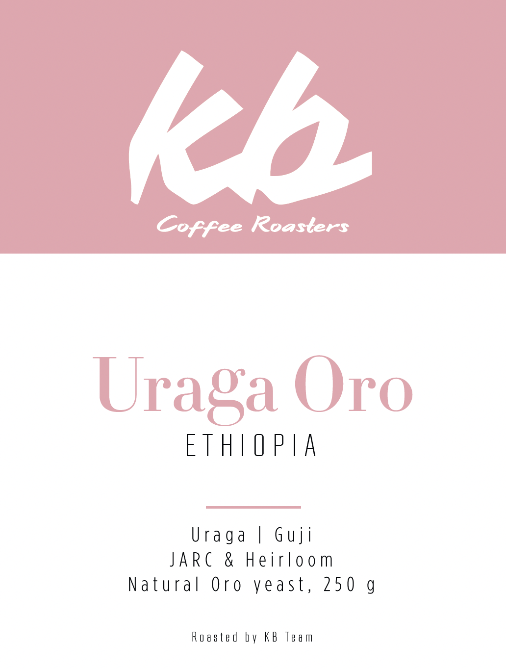 Espresso - Ethiopia - Uraga Oro by KB Coffee Roasters