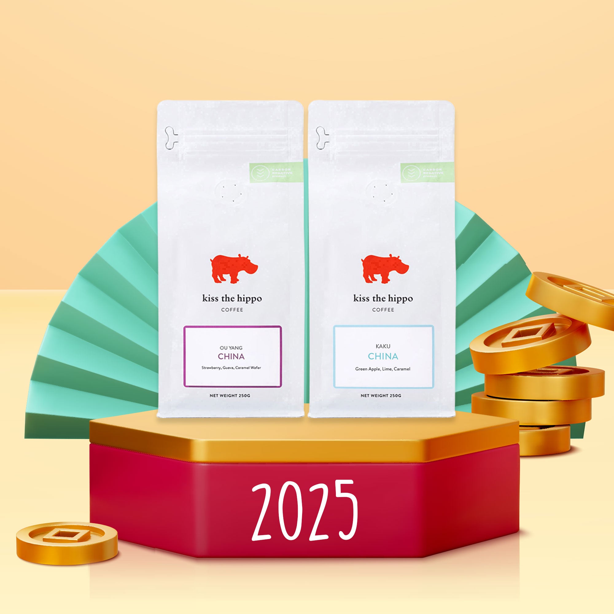 China Celebration Duo by Kiss the Hippo Coffee