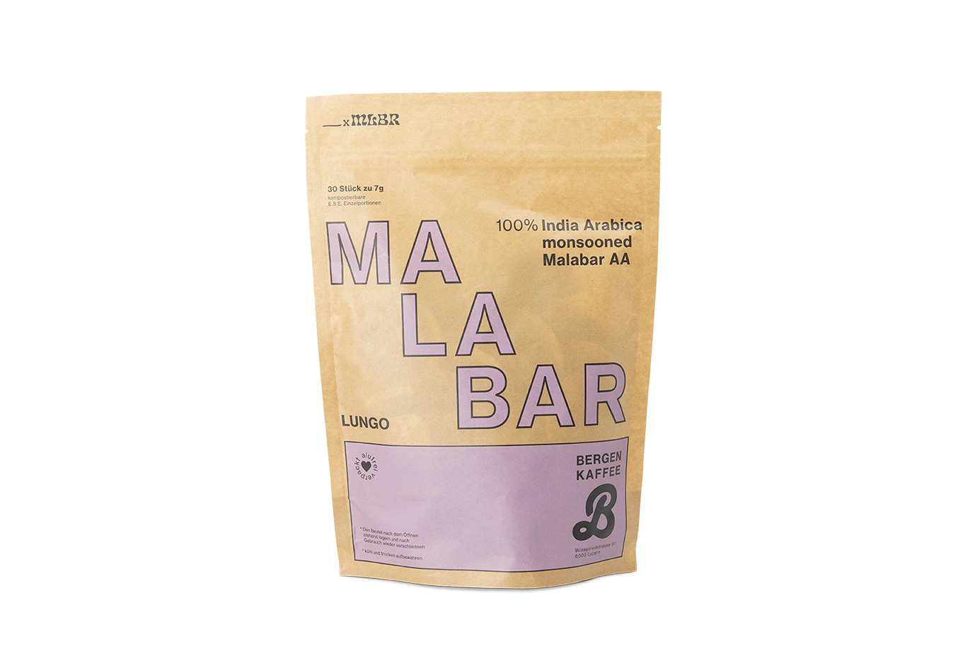 LUNGO Bergen Malabar Coffee E.S.E. Coffee Pods 44mm by…