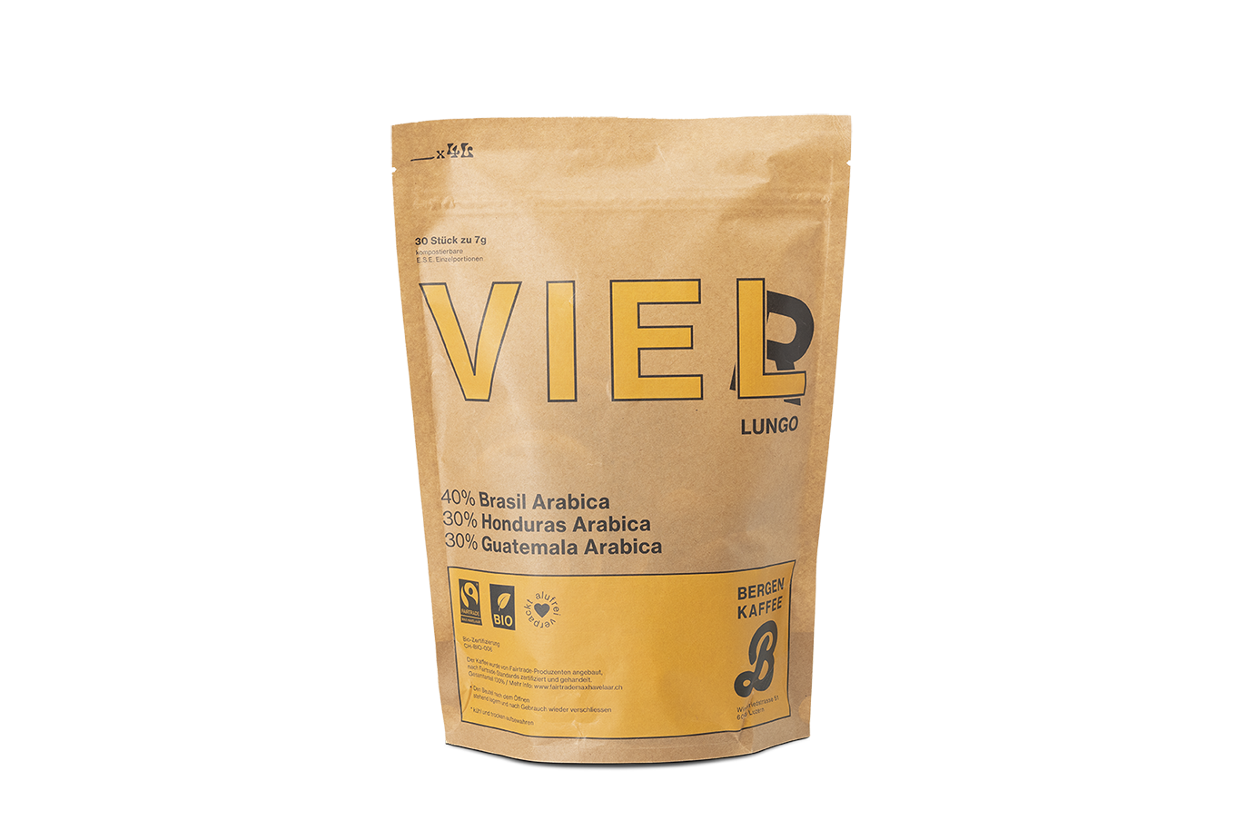 BIO LUNGO Bergen Kaffee VIE(R)L E.S.E. Coffee Portions…