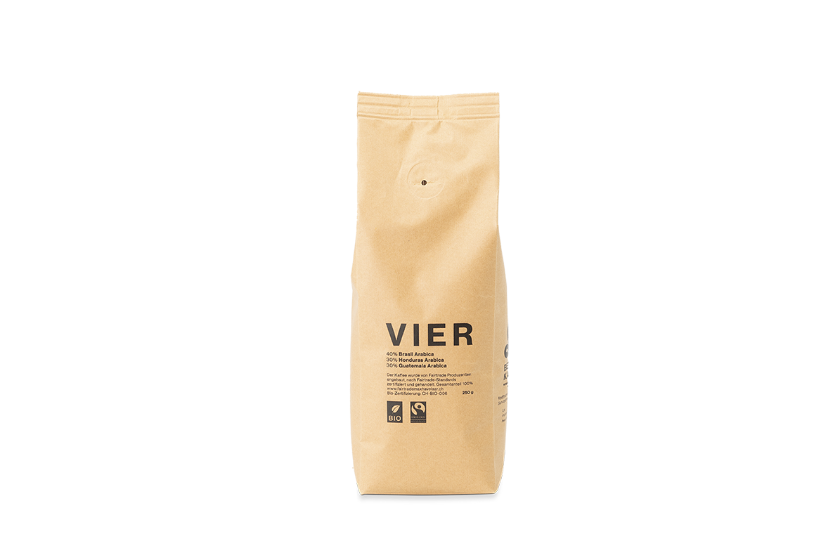 Bergen Kaffee VIER Bio und Fairtrade by Koffeinshop