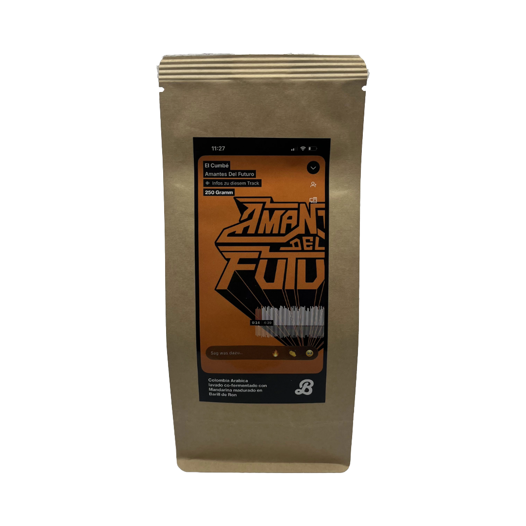 Colombia Arabica washed co-fermented with Mandarin…
