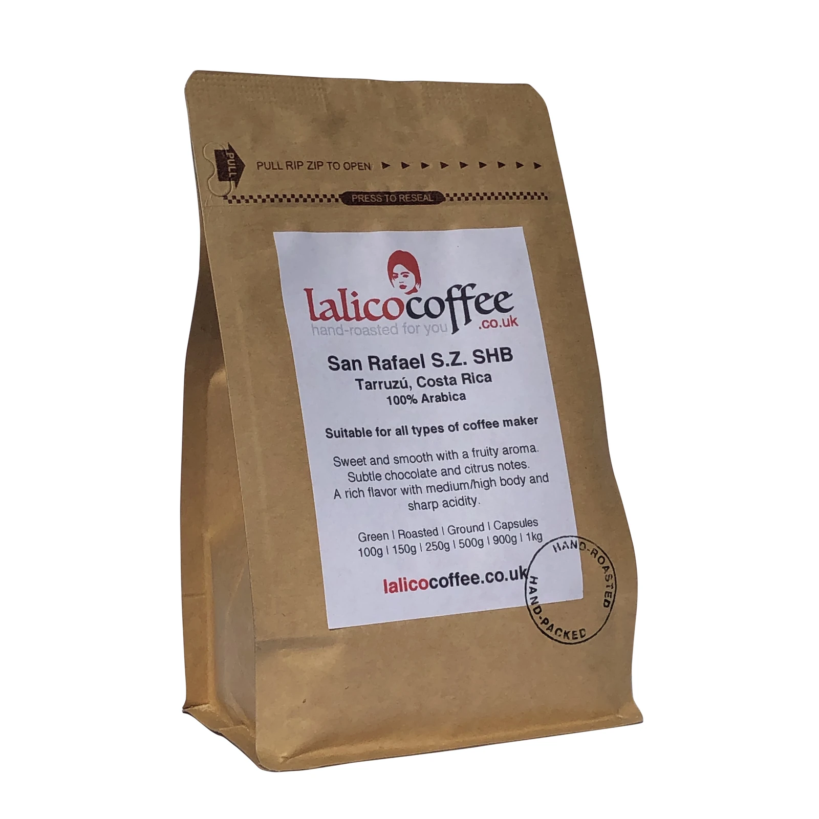 Costa Rica SHB Tarrazu San Rafael by Lalico Coffee