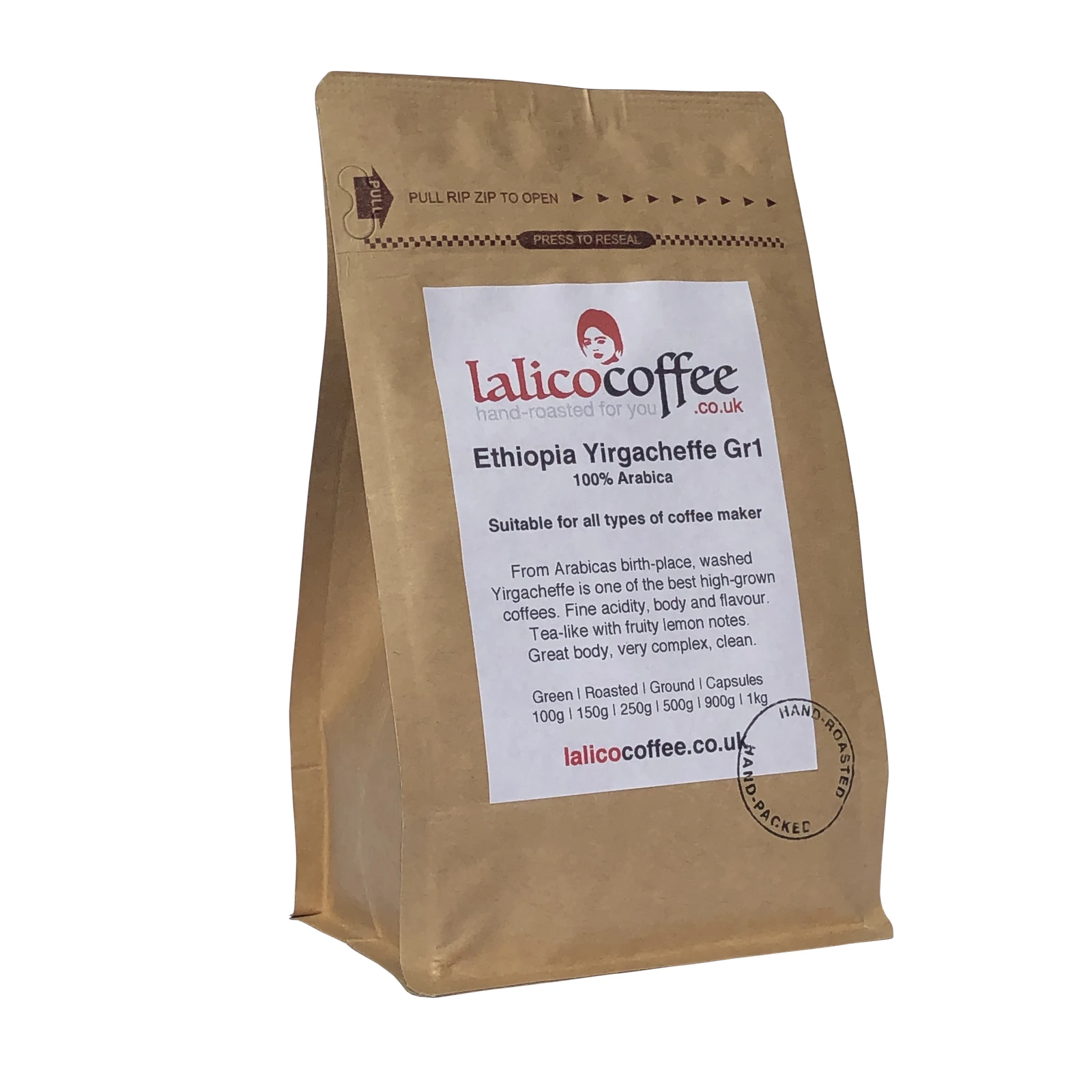 Ethiopia Yirgacheffe washed by Lalico Coffee