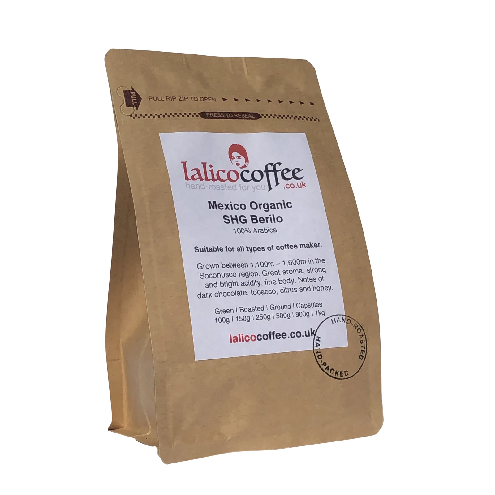 Mexico SHG Organic Berilo Estate Organic by Lalico Coffee