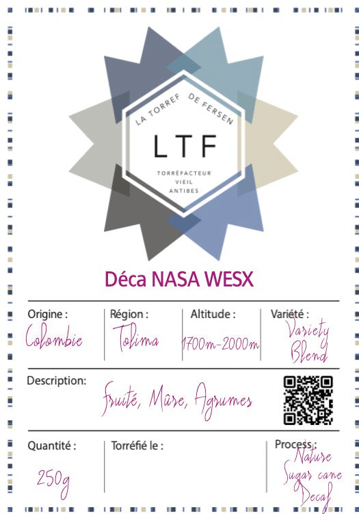 Déca NASA WESX — Colombia