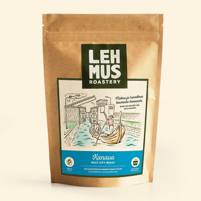Visma – Kanava – Vaaleapaahtoinen kahvi – 220g — Colombia