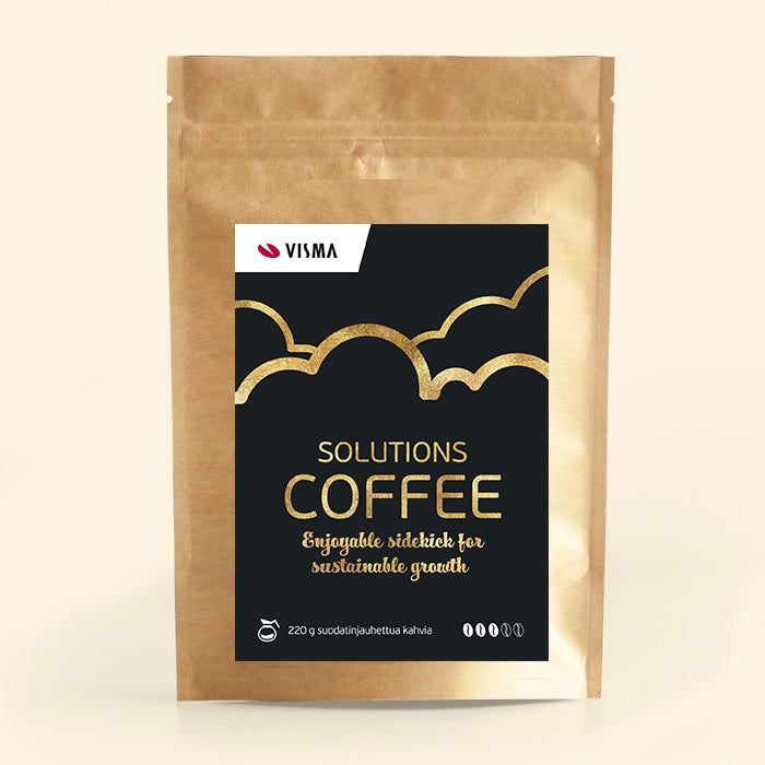 Visma – Solutions-kahvi, City Roast 220g — Brazil