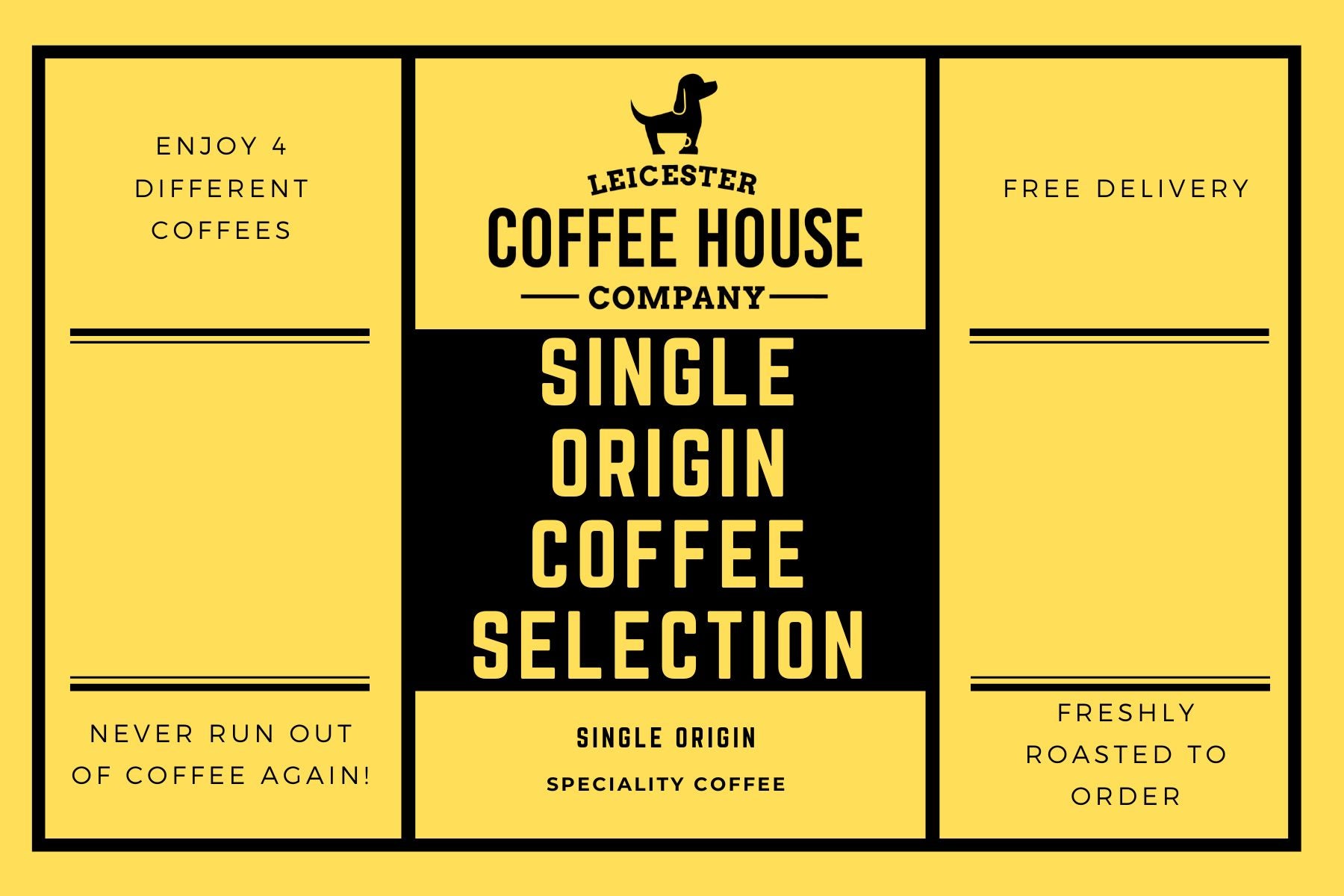 Single Origin Coffee Selection by Leicester Coffee House