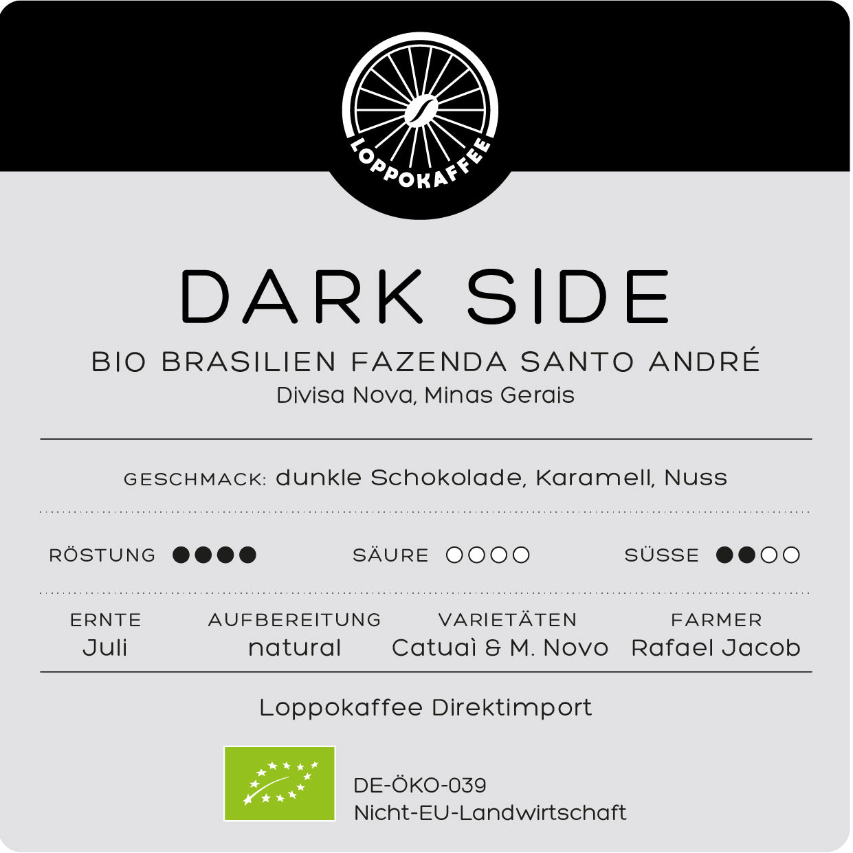 BIO DARK SIDE Brazil Harvest 2025 by Loppokaffee