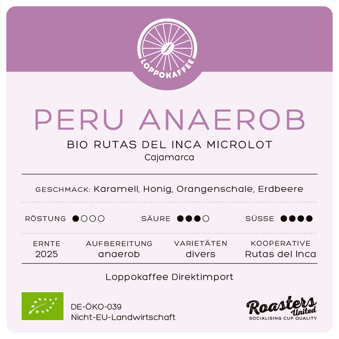 NEW!! BIO PERU ANAEROBIC MICROLOT Harvest 2025 — Peru by Loppokaffee