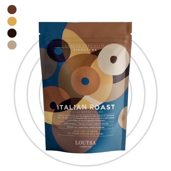 Italian Roast BIO Ristretto Coffee by Loutsa