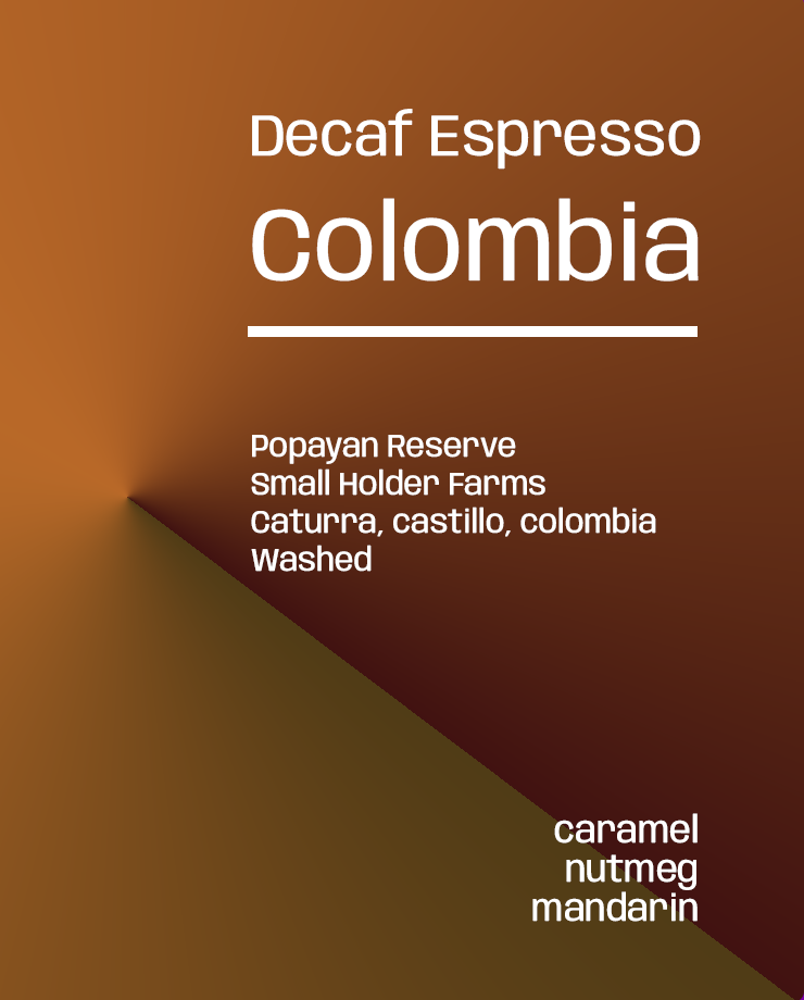 Colombia Popayan Decaf - Espresso by Lucid Coffee Roasters