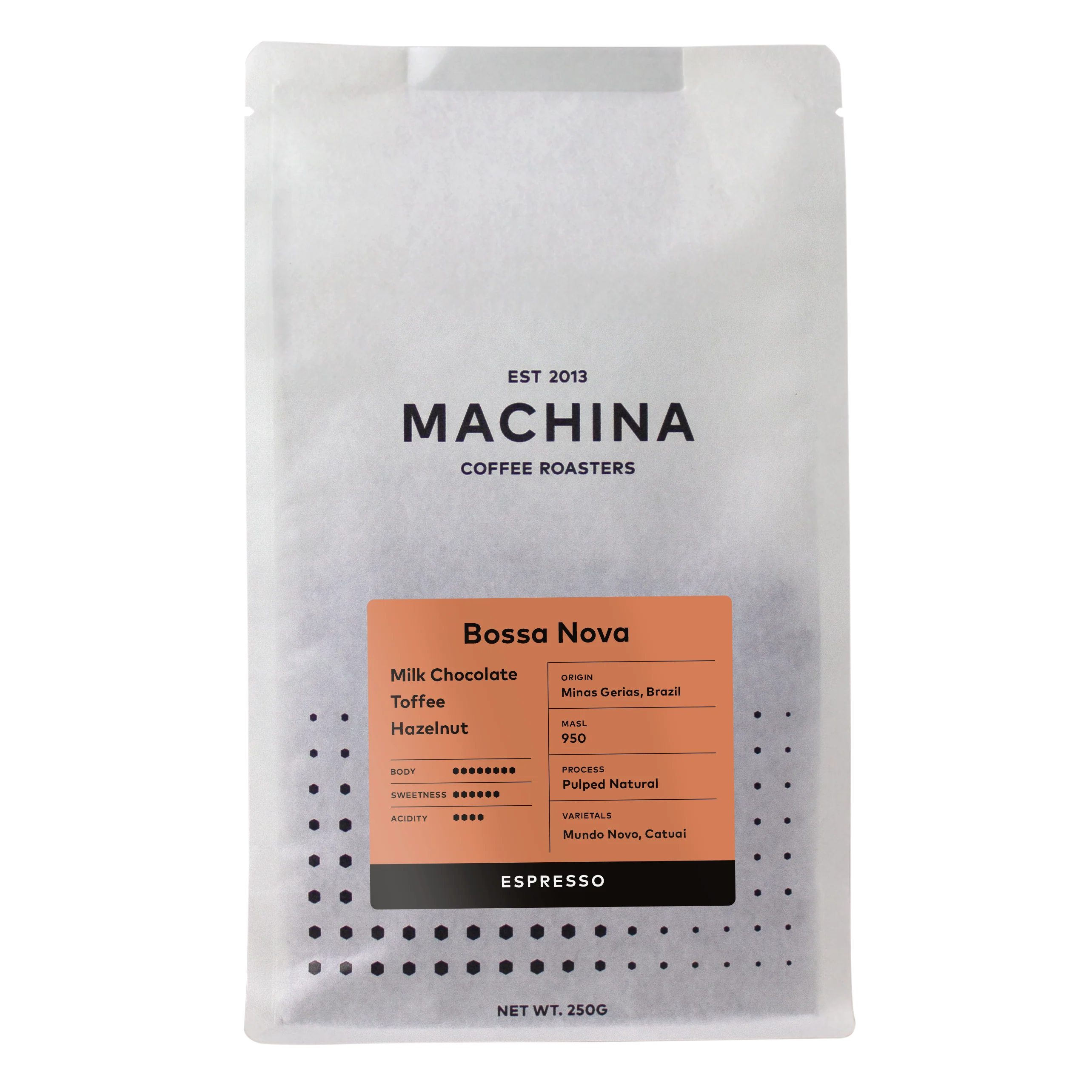 Bossa Nova, Brazil - Espresso by Machina Coffee