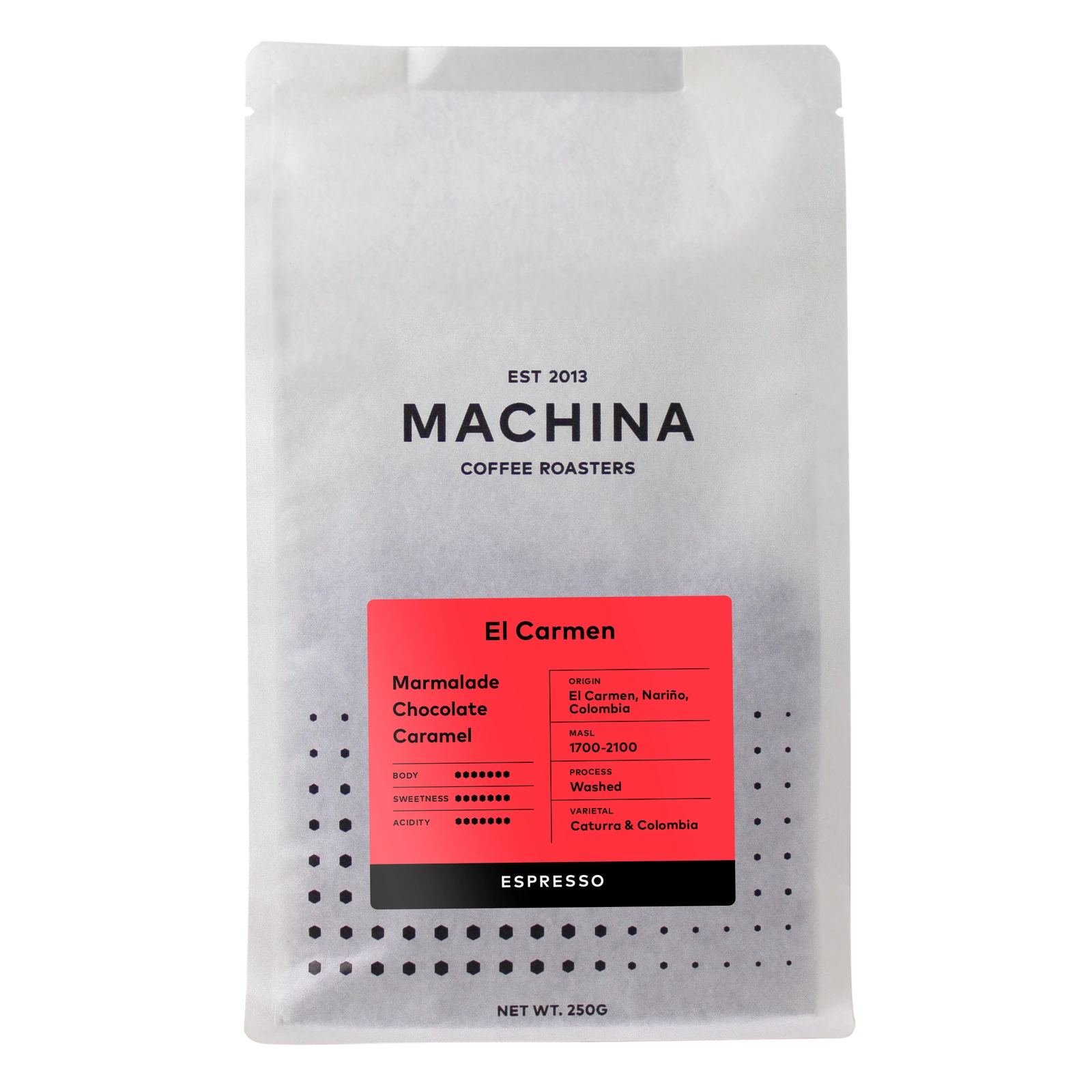 El Carmen, Colombia (Espresso) by Machina Coffee