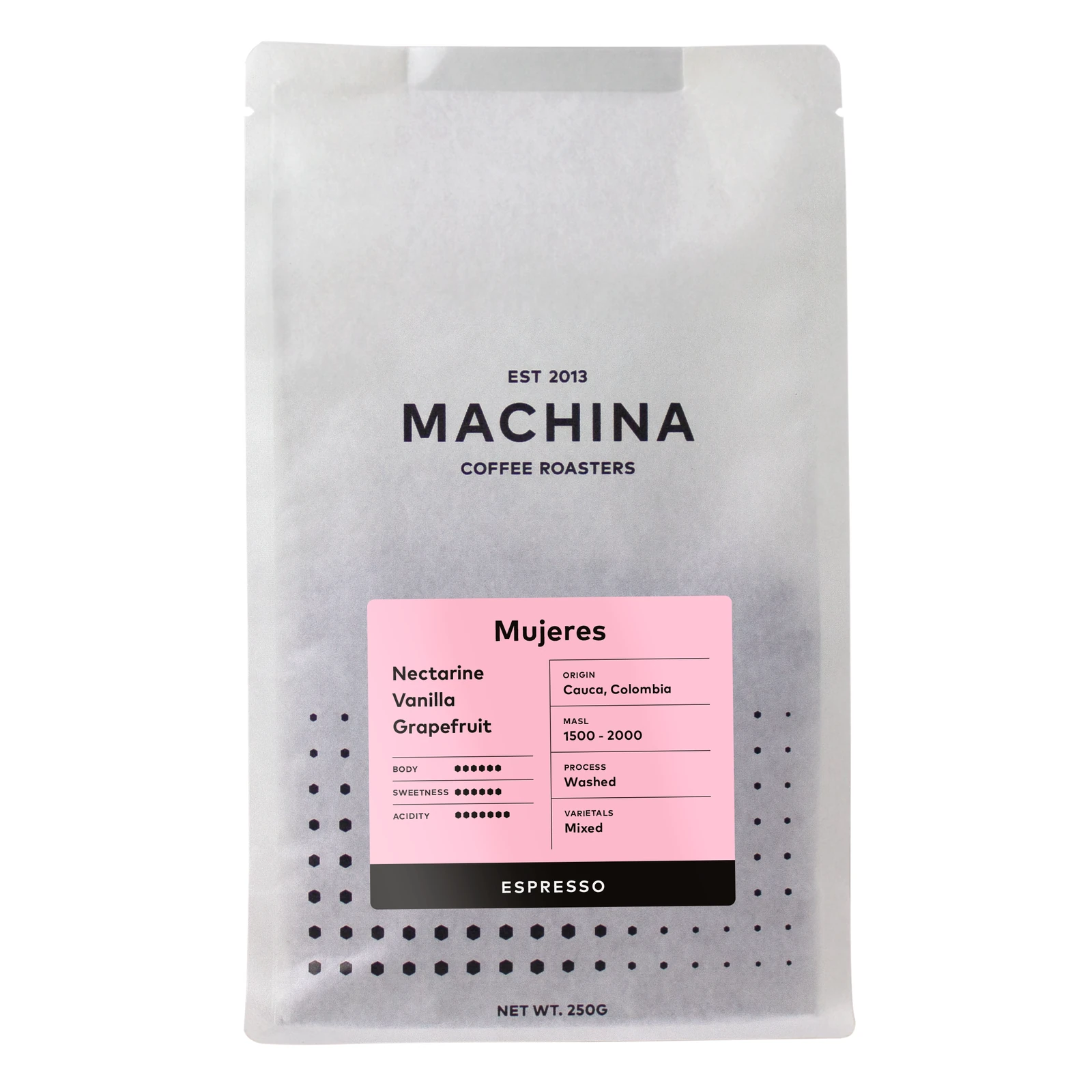 Mujeres, Colombia - Espresso by Machina Coffee