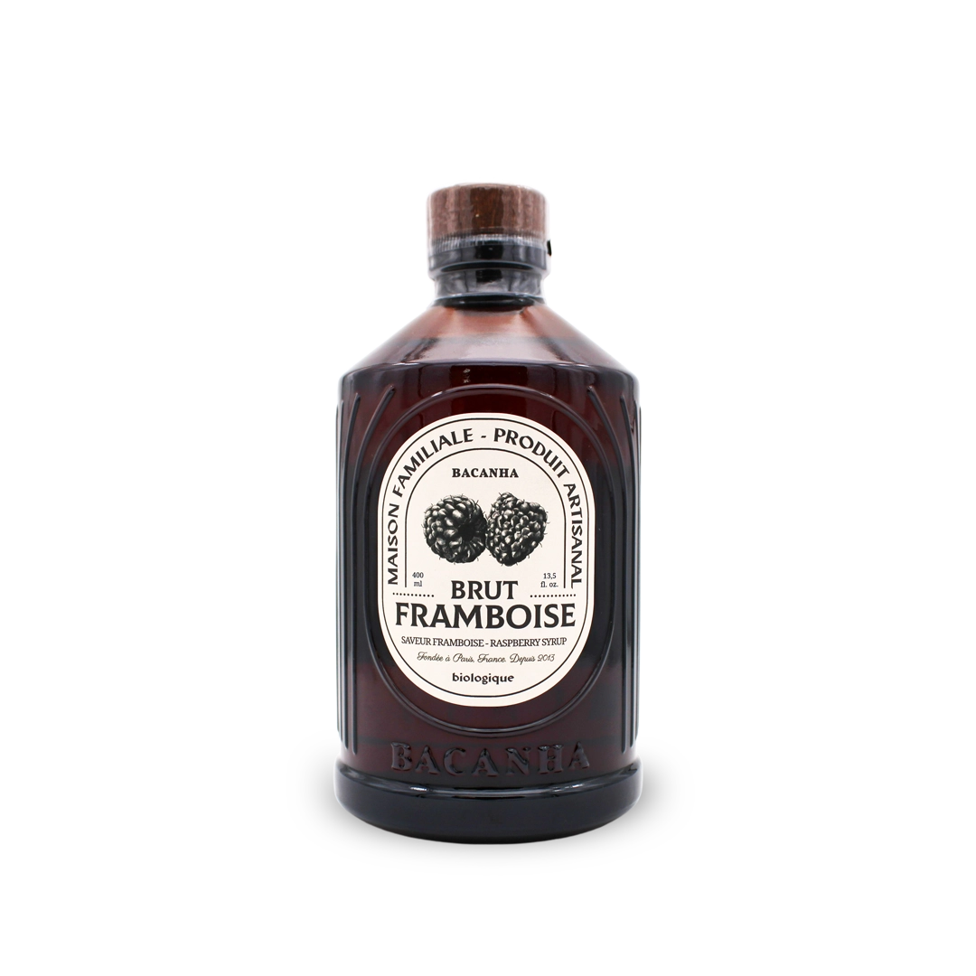 Organic raw raspberry syrup - 400 ml by Maisonmerling