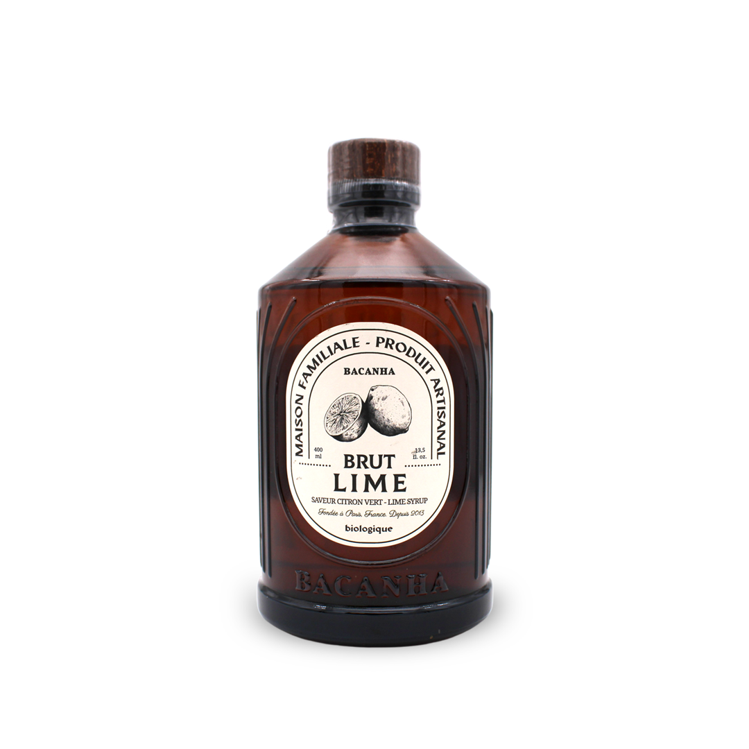 Organic raw lime syrup - 400 ml by Maisonmerling