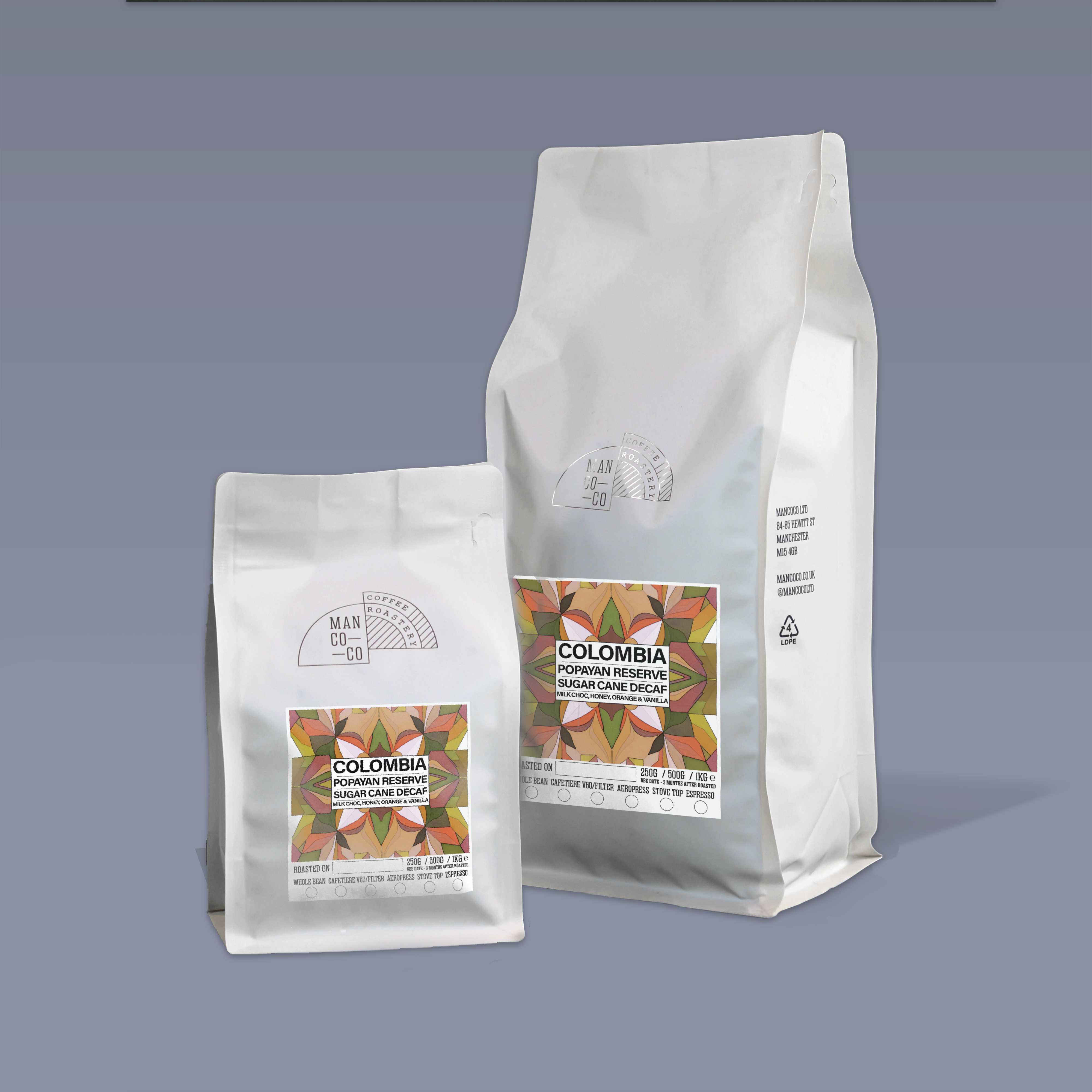 Colombia - Popayan Reserve Sugar Cane Decaffeinated by…
