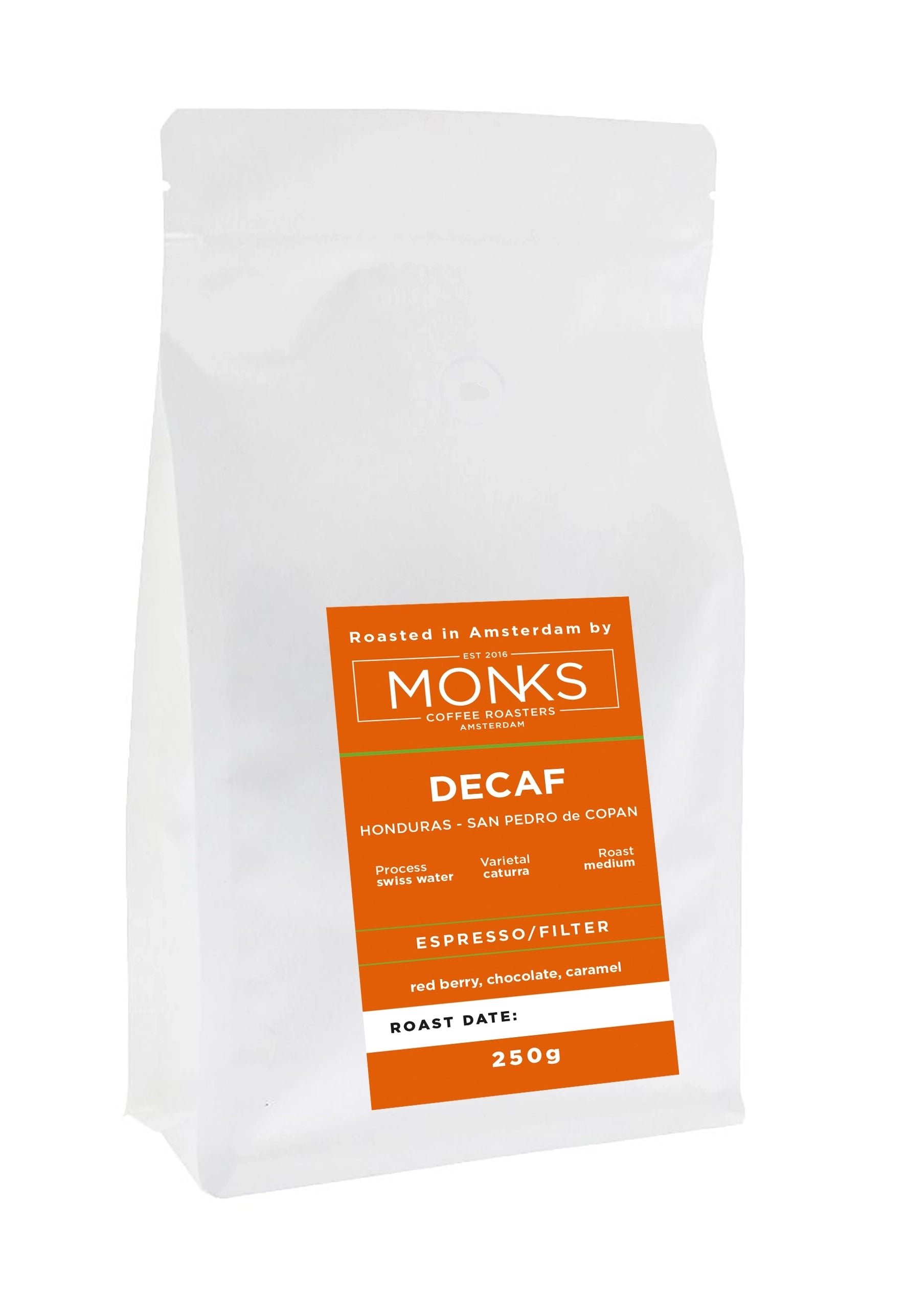 Decaf (Honduras) by Monks Coffee