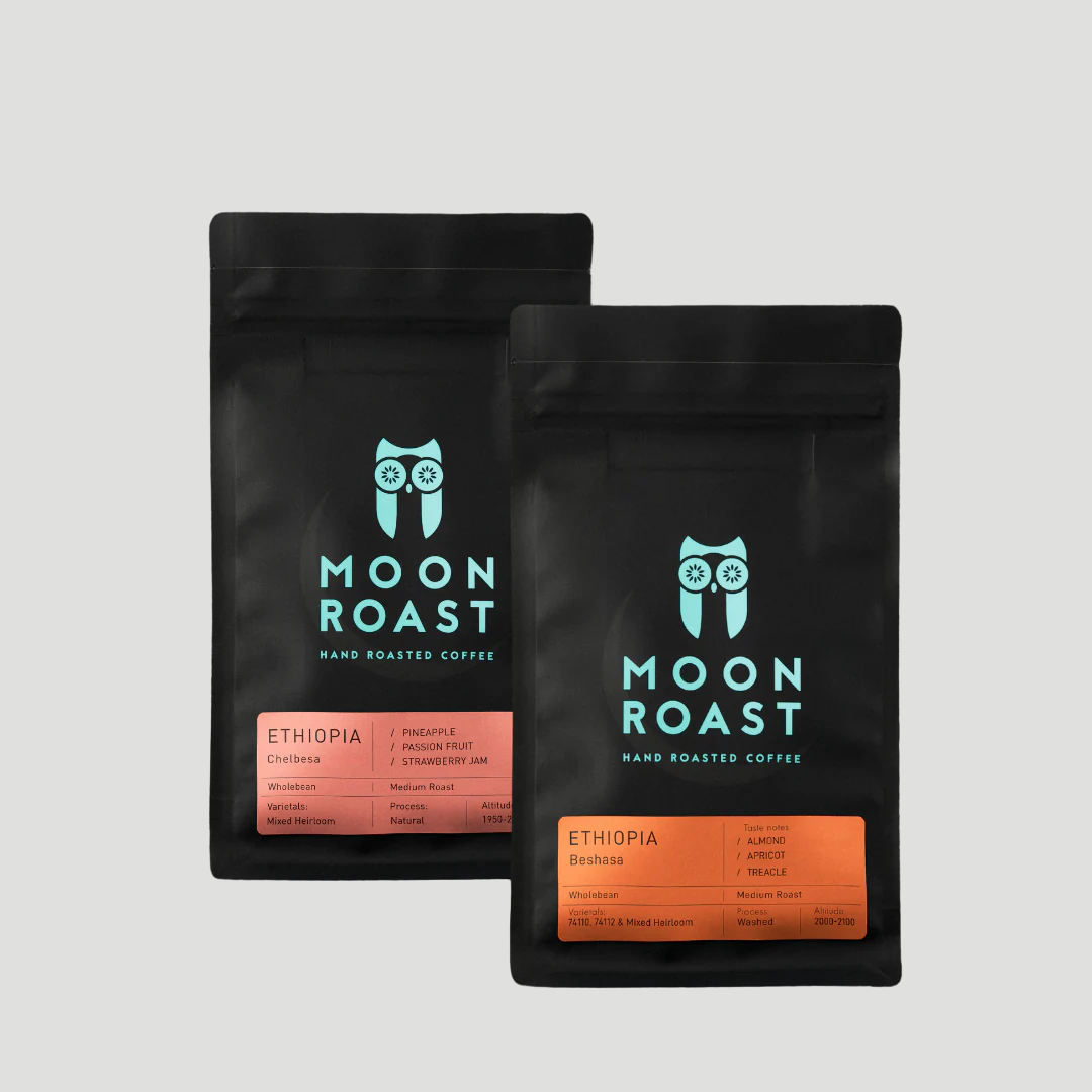 Ethiopia Duo 2x 225g (Washed Vs Natural) by Moonroast…