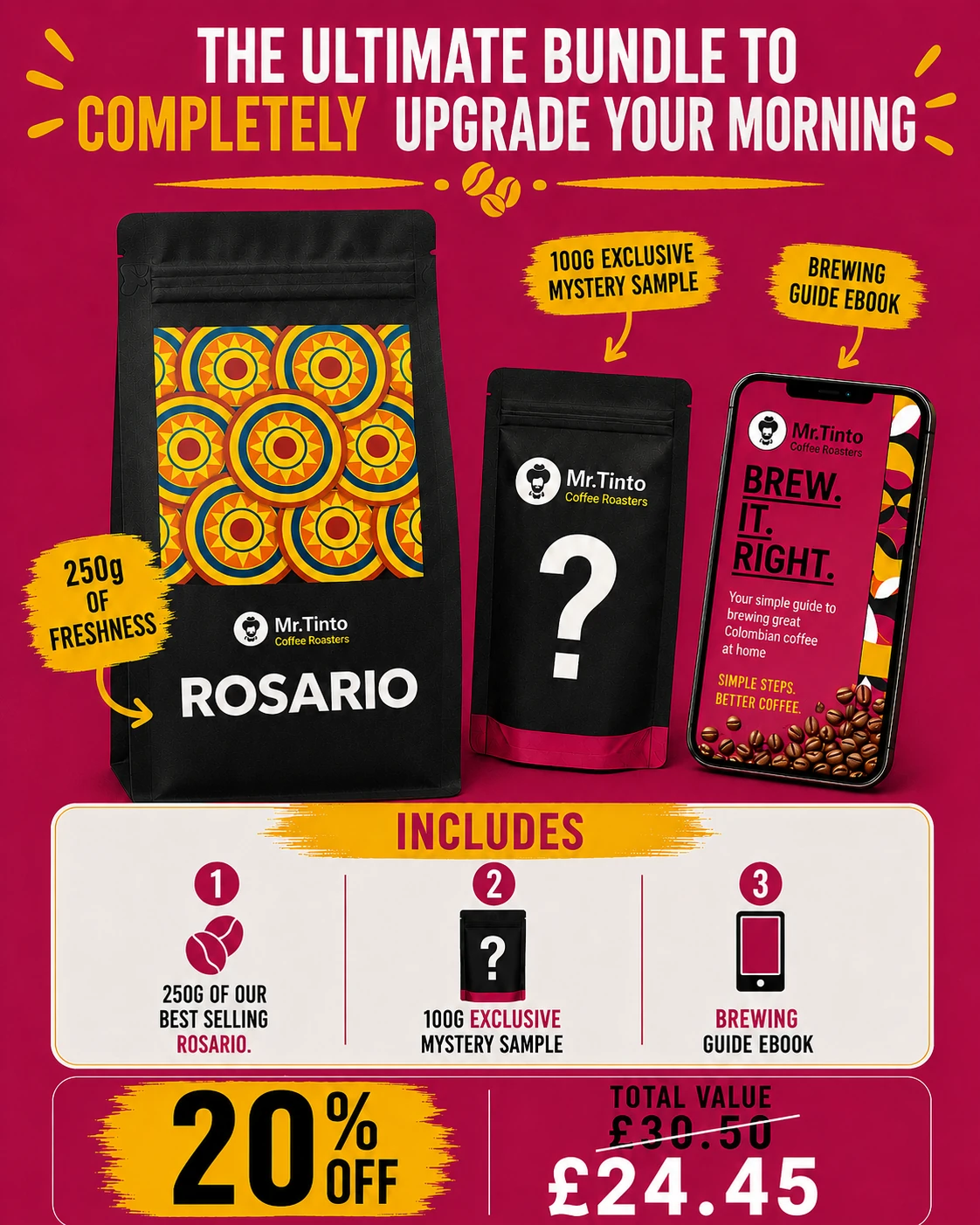 El Rosario Colombian Coffee – Morning Upgrade — Colombia by Mr Tinto