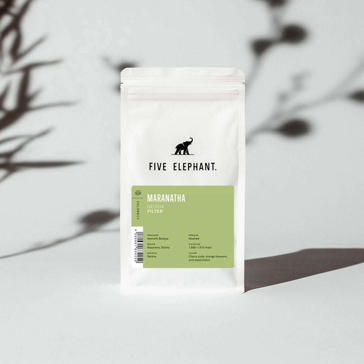 Colombia "Marantha" Washed Gesha - Five Elephant by…