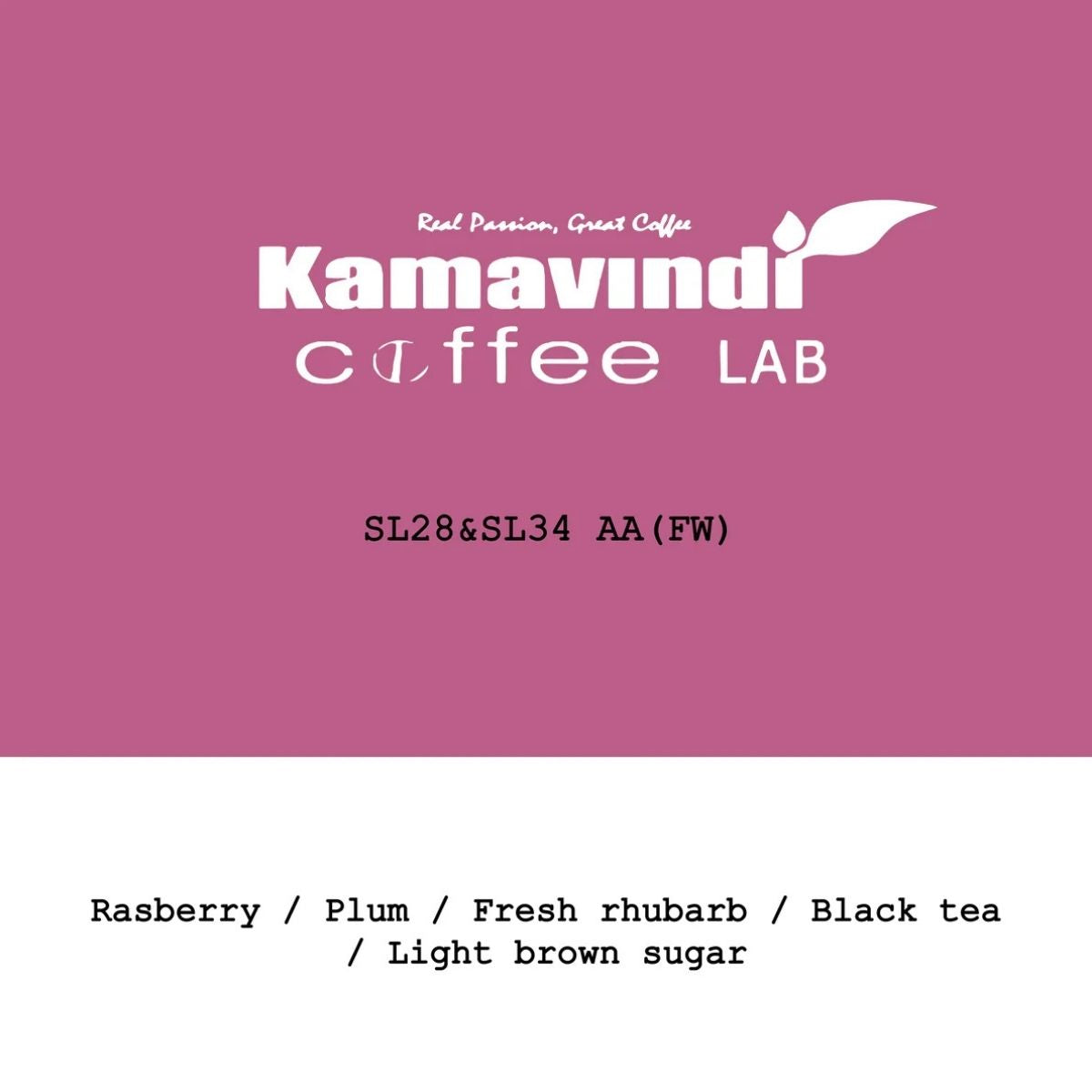 Kenya "Kamavindi" Washed SL28 + SL34 AA - Goût & Co by…