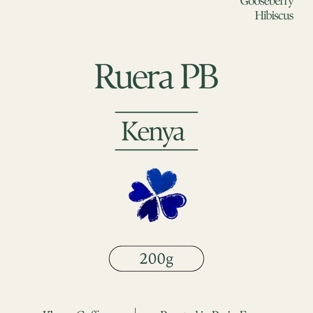 Kenya "Ruera PB" Washed SL28+SL34+Batian+Ruiru 11…